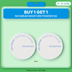 [1+1] No Sebum Moisture Powder 5g - Makeup Setting Loose Powder, Oil Control for Dry Skin