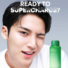 [COMING SOON] INNISFREE Supercharged Green Tea Ceramide Milk Set - 3PCS Skincare for Deep Hydration, Moisture