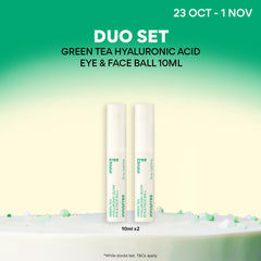 Green Tea Hyaluronic Glow Eye and Face Ball Duo 10ml