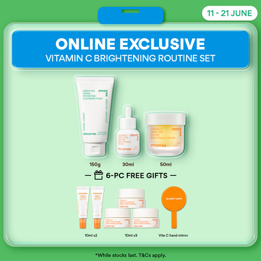 Vitamin C Brightening & Hydrating Skincare Routine
