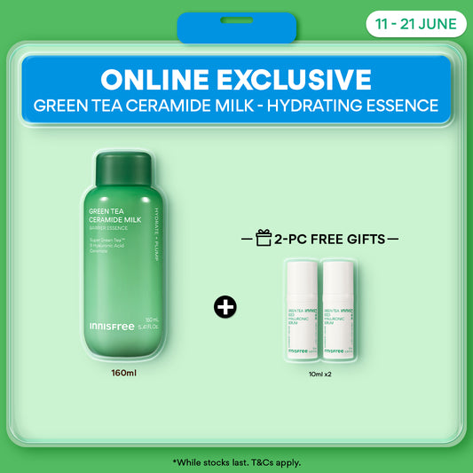 Green Tea Ceramide Milk - Hydrating Essence