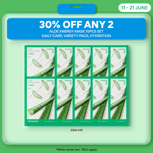 Aloe Energy Mask 22ml x 10pcs