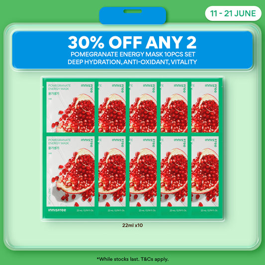Pomegranate Energy Mask 22ml x 10pcs