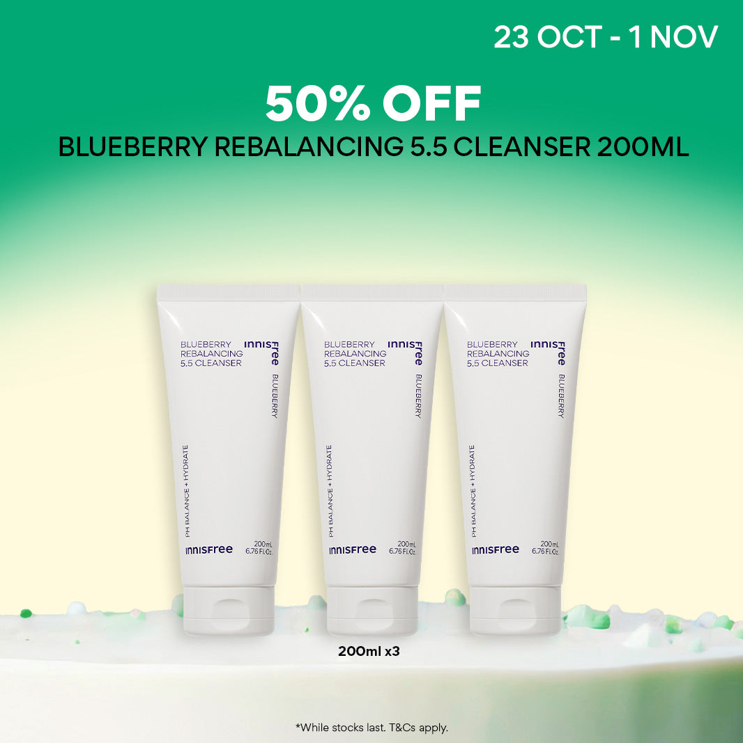 [50% OFF] Blueberry Rebalancing 5.5 Cleanser 200ml - Facial Cleanser for Oil Moisture Balance