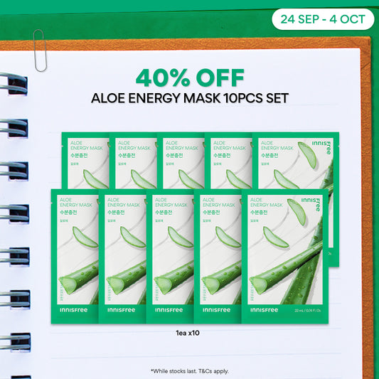 Aloe Energy Mask 22ml x 10pcs
