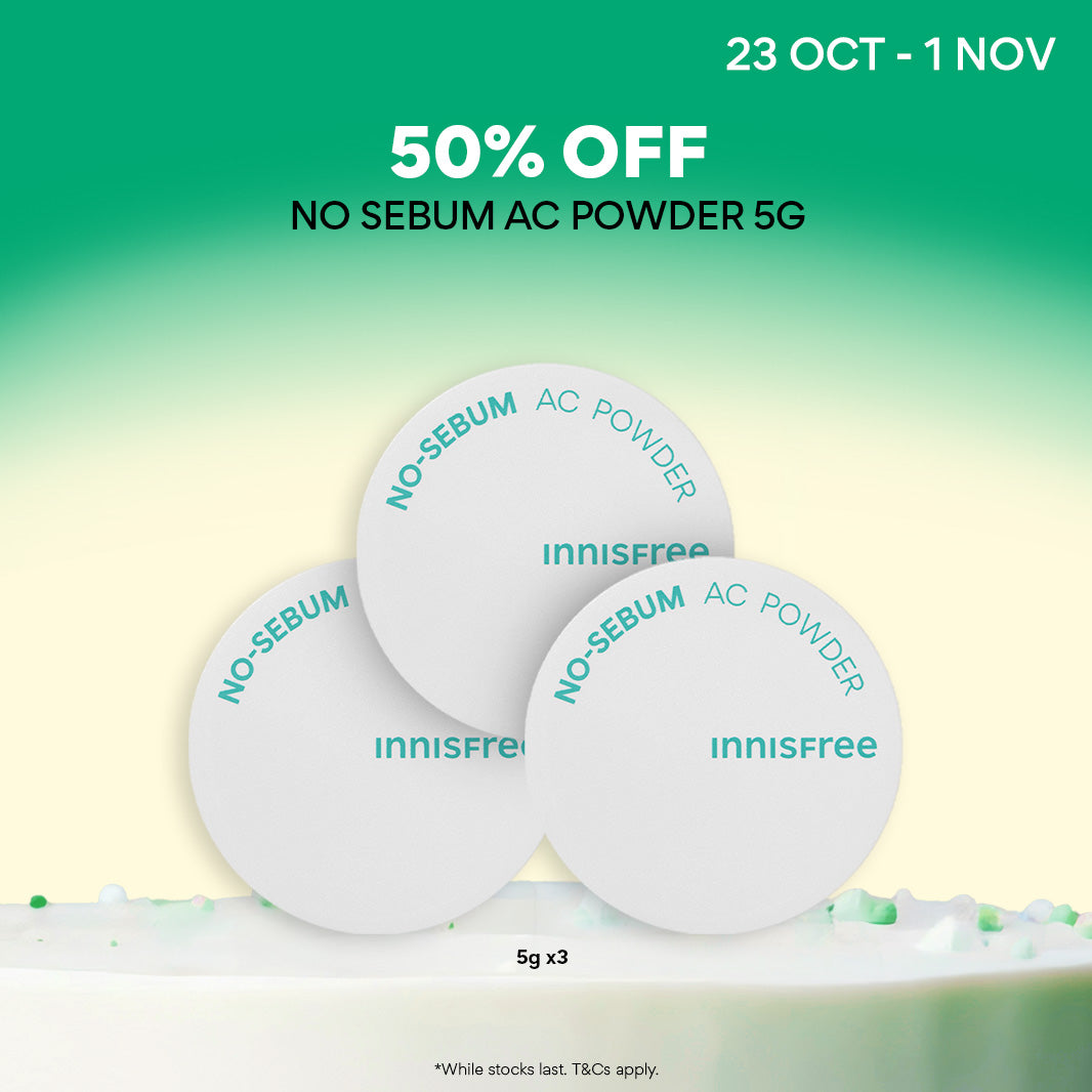 [50% OFF] No Sebum AC Powder Trio 5g - Loose Powder for Sensitive Skin
