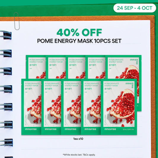 Pomegranate Energy Mask 22ml x 10pcs