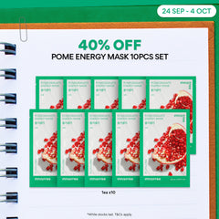Pomegranate Energy Mask 22ml x 10pcs