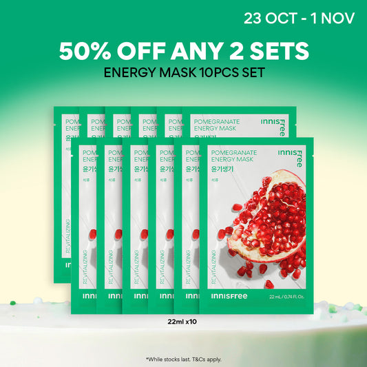 Pomegranate Energy Mask 22ml x 10pcs