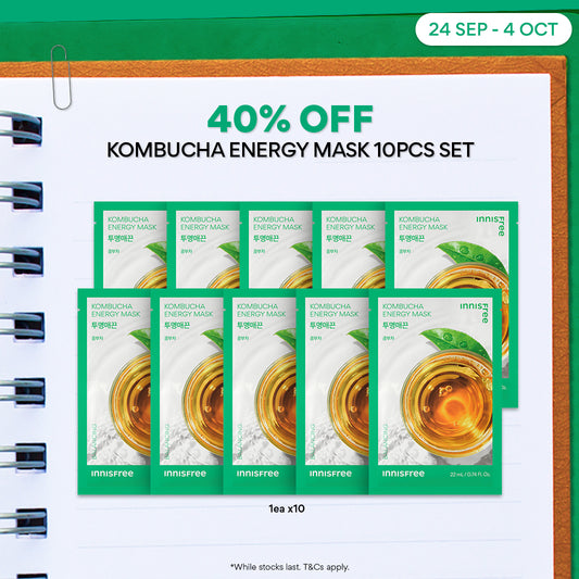 Kombucha Energy Mask 22ml x 10pcs