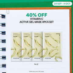Vitamin C Active Mask Set x 4 Sheets