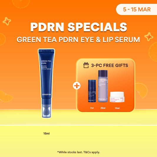 Green Tea PDRN Bounce Booster Eye & Lip Serum 15ml