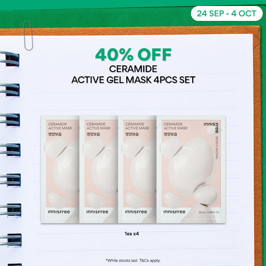 Ceramide Active Mask Set x 4 Sheets
