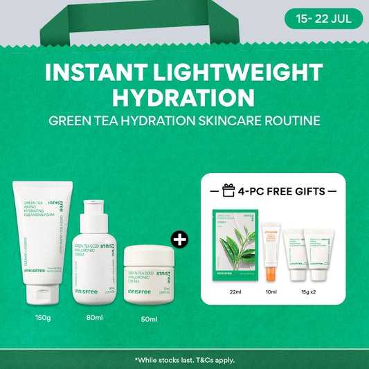 Green Tea Daily Hydration Skincare Routine