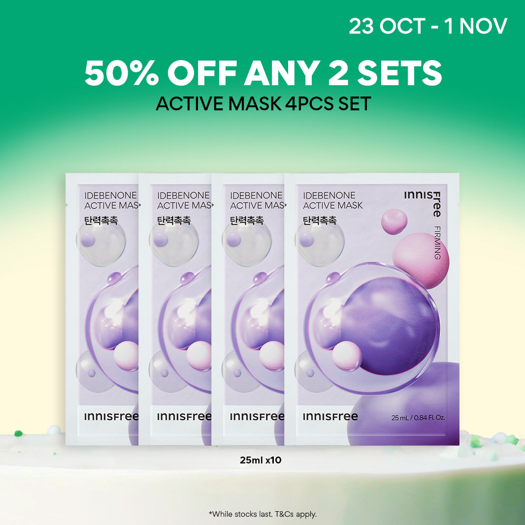 Idebenone Active Mask Set x 4 Sheets