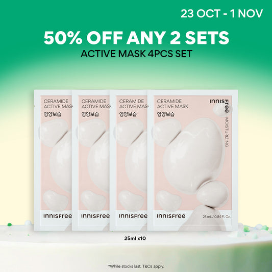 Ceramide Active Mask Set x 4 Sheets