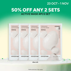 Ceramide Active Mask Set x 4 Sheets