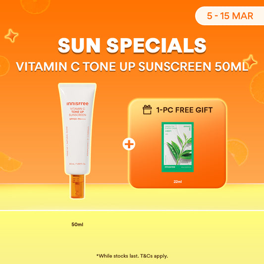 Vitamin C Tone Up Sunscreen 50ml - Tinted Sunscreen & Brightening Skincare