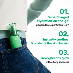Green Tea Ceramide Mist 90ml - Hydration, Soothing and Glow—24 Hours a day