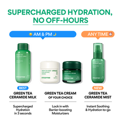 Green Tea Ceramide Mist 90ml - Hydration, Soothing and Glow—24 Hours a day