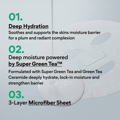 Green Tea Ceramide Milk Mask 8PCS Set