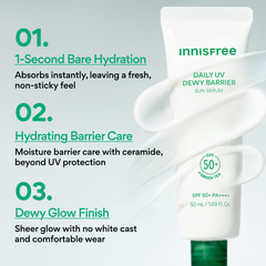 [INNISFREE x TOY STORY] Daily UV Dewy Barrier Sun Serum Set + FREE Random Keychain - Limited Edition, SPF & Hydration