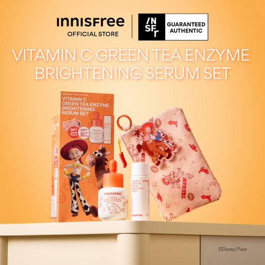 [INNISFREE x TOY STORY] Vitamin C Brightening Serum Set + FREE Jessie Pouch - Limited Edition, Dark Spot care