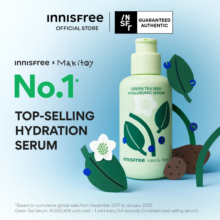 [LIMITED EDITION] INNISFREE x Makitoy Green Tea Seed Hyaluronic Serum 130ml