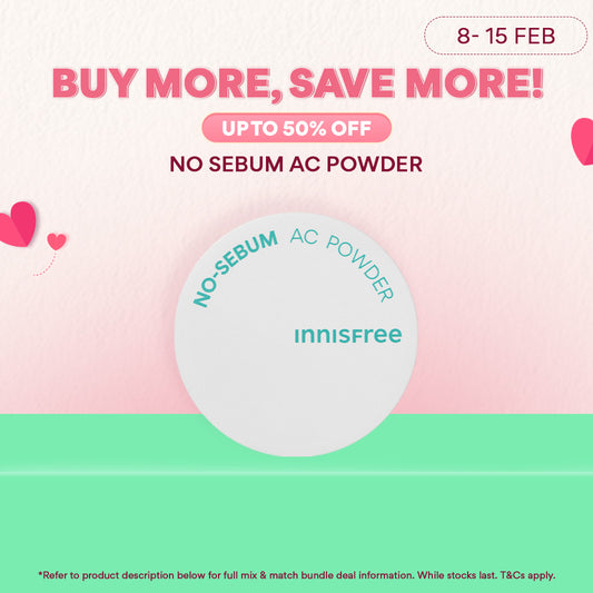 No Sebum AC Powder 5g - Makeup Setting, Oil Control, Loose Powder for Acne Skin